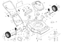 Page A Diagram and Parts List for WM55Y22SA  Weed Eater Lawn Mower